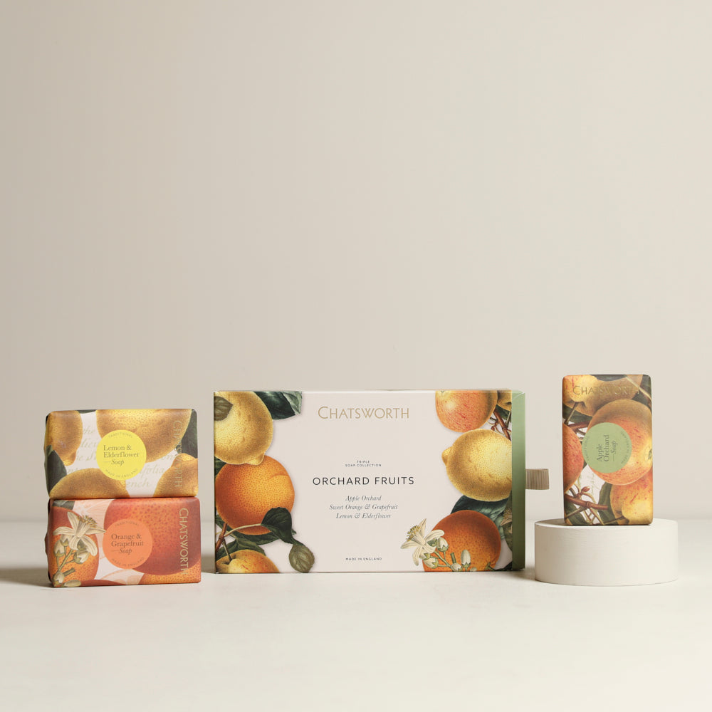 Orchard Fruits Soap Gift Set | Chatsworth Archives Toiletries Range
