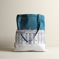 Chatsworth House Tote Bag Blue