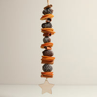 Christmas Pine Cone and Orange Decoration