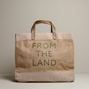 
                  
                    'From the Land' market jute bag
                  
                
