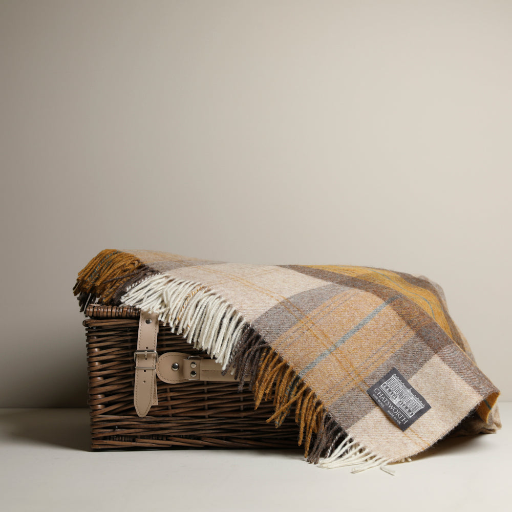 Transitional Slate Throw - Villa - Shetland Quality store Pure New Wool - Made in England