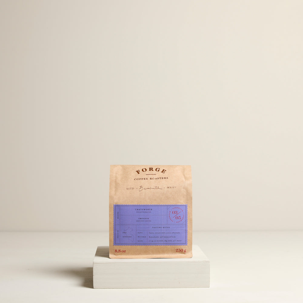 Forge Coffee - Emperor decaffeinated blend