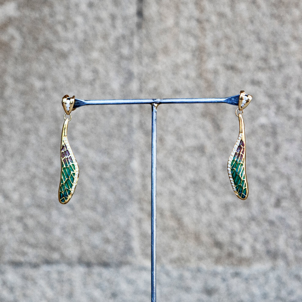 Wing on sale drop earrings