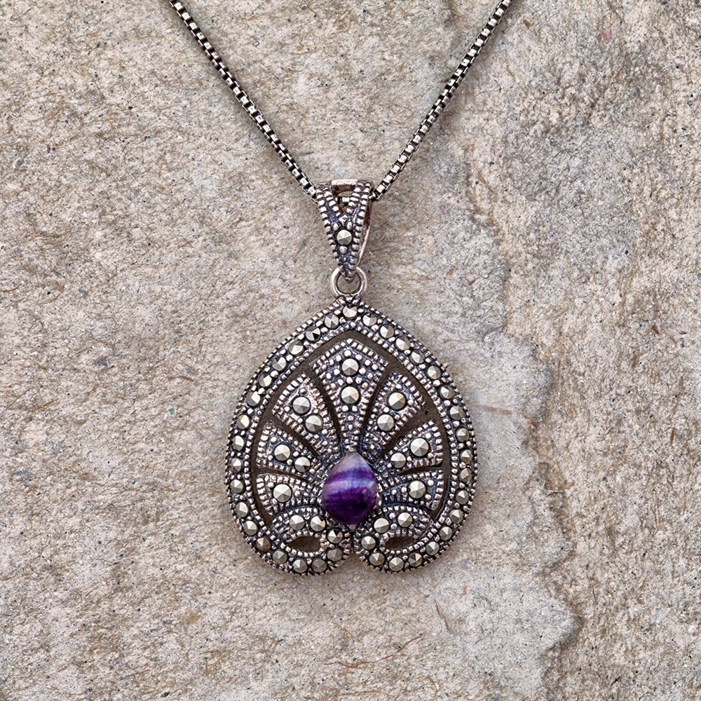 Antique blue john jewellery store