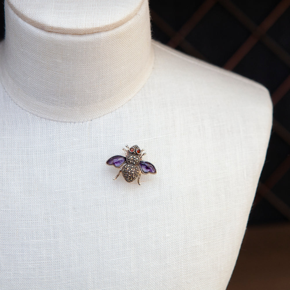 Bee brooches and pins hotsell