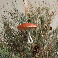 Hanging Copper Toadstool Decoration
