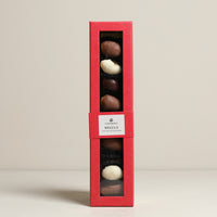 Brazil Nuts in Milk, White and Dark Chocolate