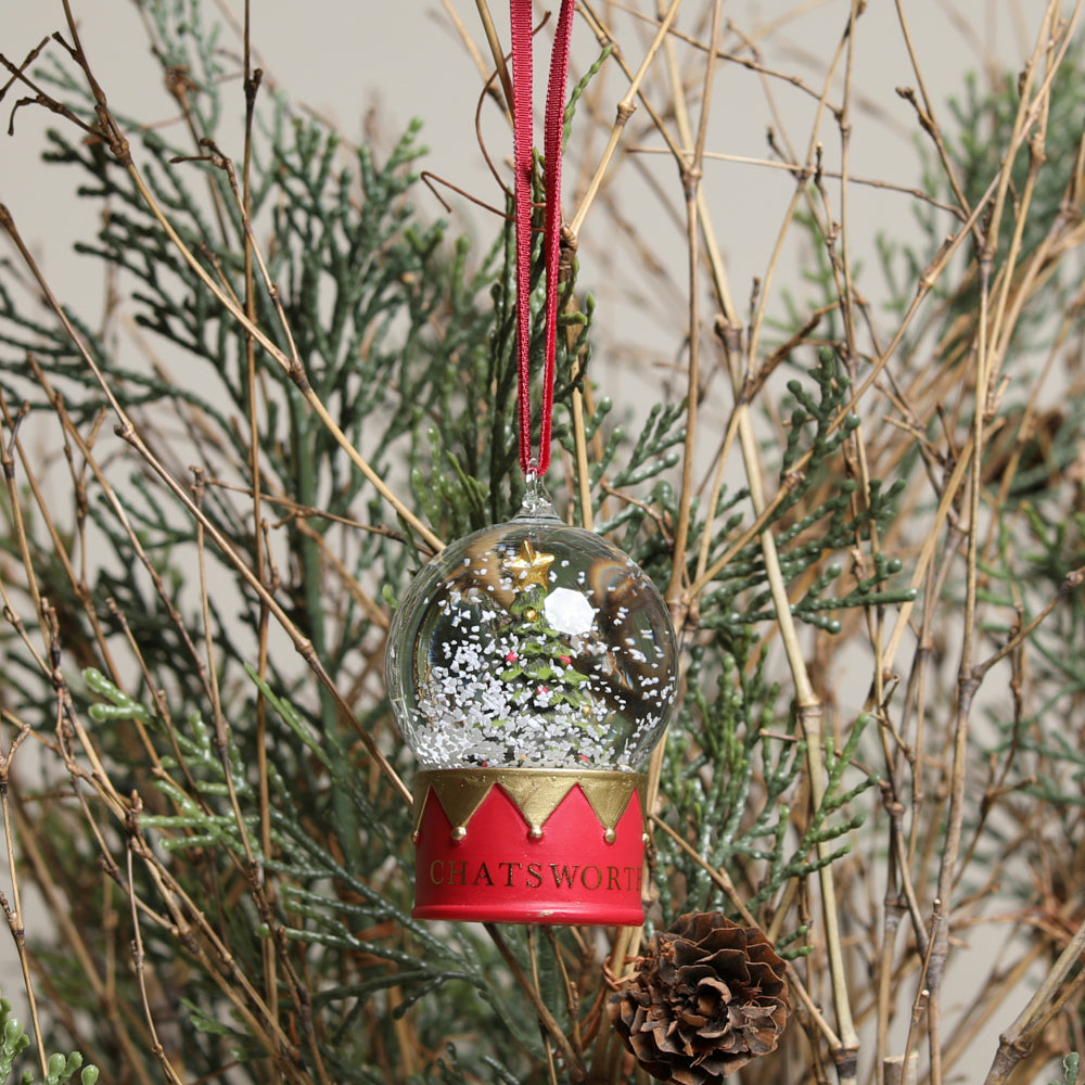 Mini Christmas Tree Snow Globe Decoration – Chatsworth Shop