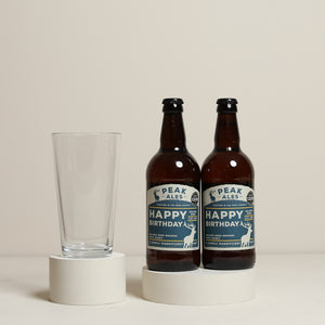 
                  
                    'Happy Birthday' Chatsworth Gold and Pint Glass
                  
                