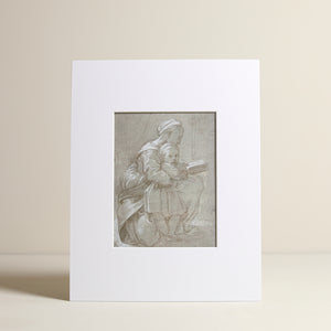 
                  
                    'Woman & Child Reading' Print and Mount
                  
                