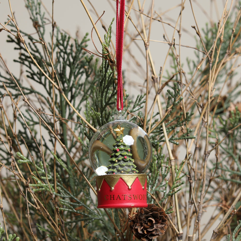 Mini Christmas Tree Snow Globe Decoration – Chatsworth Shop