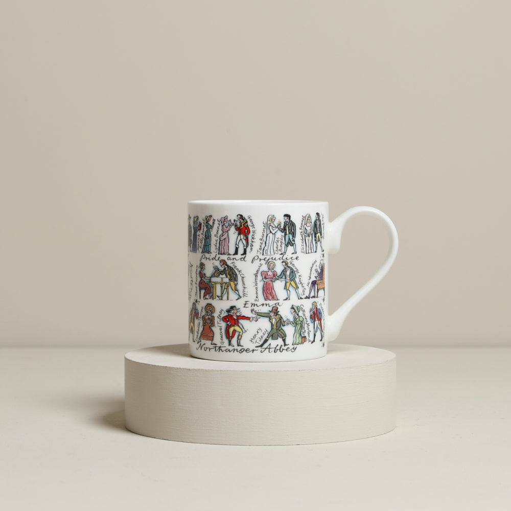 Jane Austen Character Mug