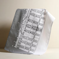 Chatsworth House Tea Towel Grey