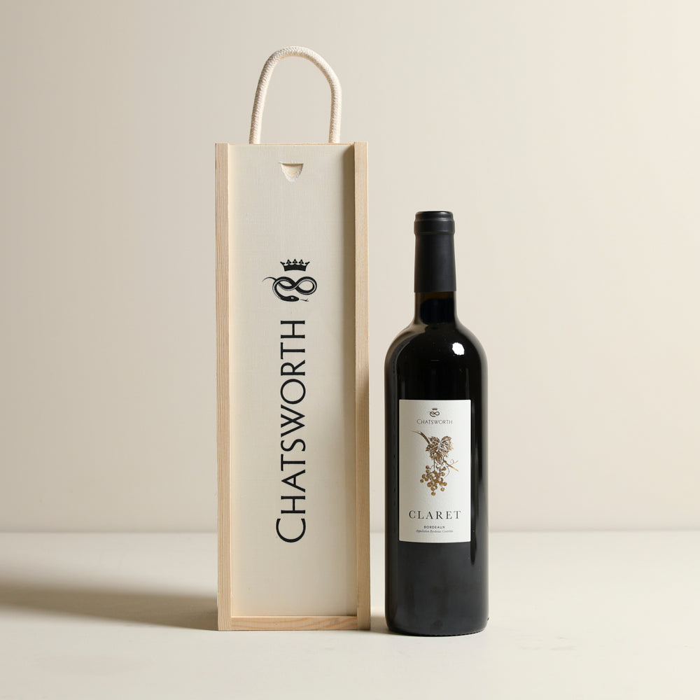 Chatsworth Collection Claret with Wooden Gift Box