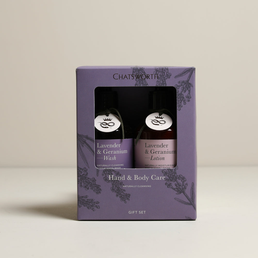 Gift Geranium Naturally Cleansing Lavender & Geranium Gift Set – Chatsworth Shop