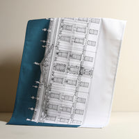 Chatsworth House Tea Towel Blue