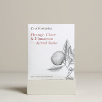 Orange, Clove & Cinnamon Scented Sachet