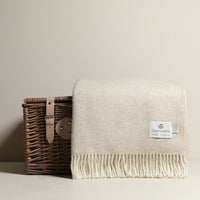 Merino Wool Herringbone Throw