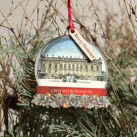 Wooden Snow Globe Decoration