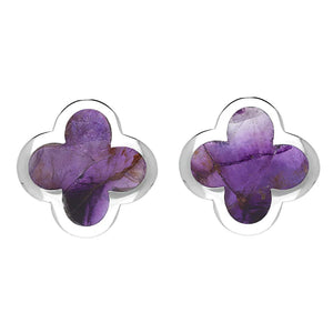 
                  
                    Bloom Four Leaf Clover Stud Earrings
                  
                