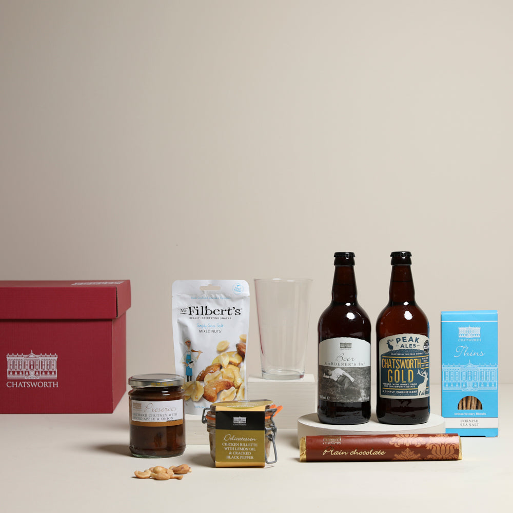 Ale & nibbles gift box