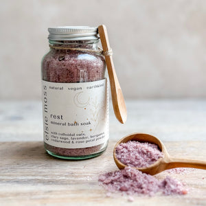 
                  
                    Mineral bath salts jar - 'rest'
                  
                