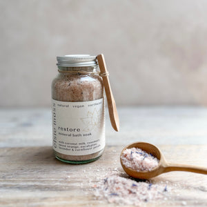 
                  
                    Mineral bath salts jar - 'restore'
                  
                