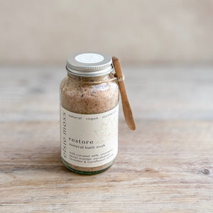 
                  
                    Mineral bath salts jar - 'restore'
                  
                