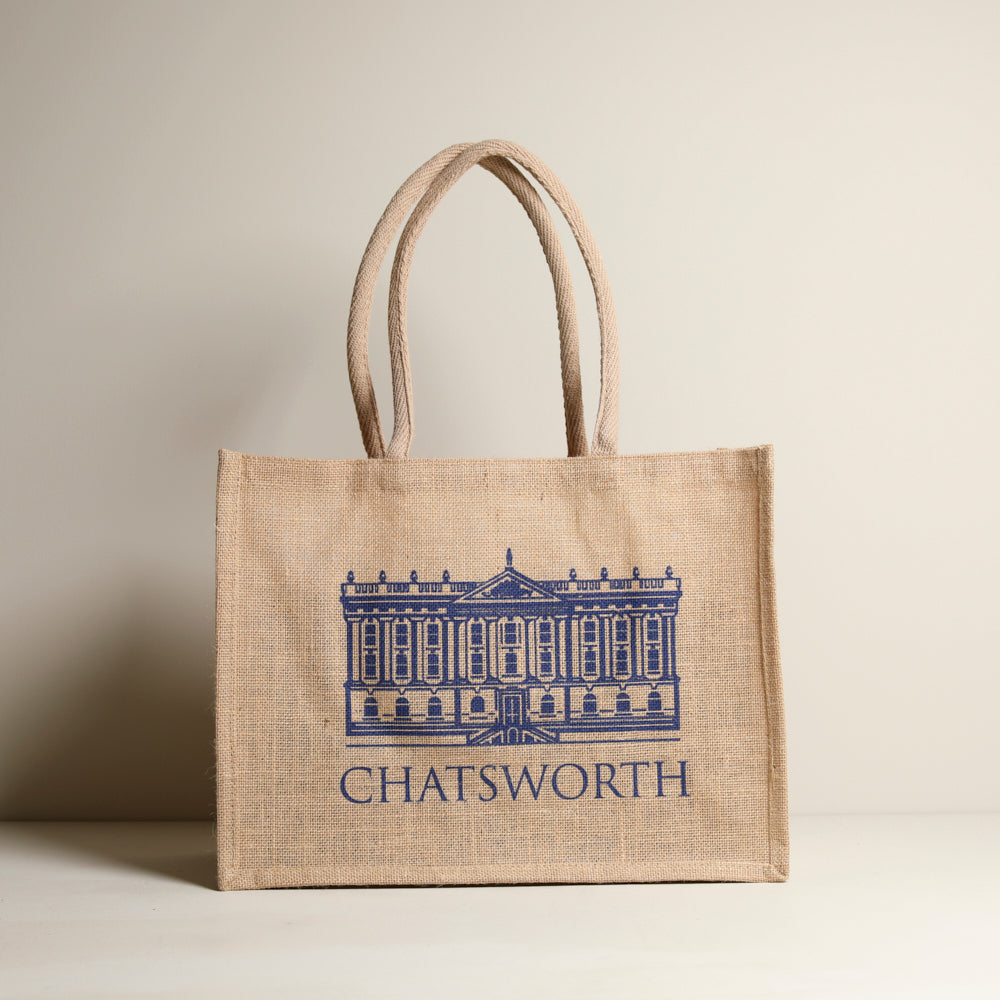 
                  
                    Jute and cotton shopping bag with Chatsworth logo
                  
                
