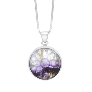 
                  
                    Silver & Blue John Chatsworth Décor Pendant
                  
                