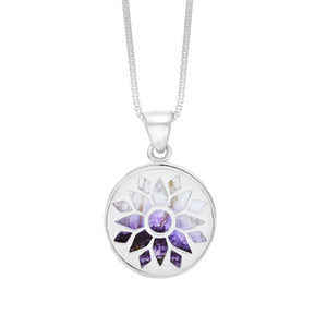 
                  
                    Silver & Blue John Chatsworth Décor Pendant
                  
                