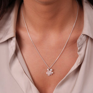 
                  
                    Silver, Pearl & Pink Sapphire Cherry Blossom Pendant
                  
                