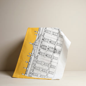 
                  
                    Contemporary Chatsworth tea towel, grey or mustard
                  
                