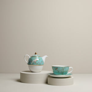 
                  
                    Chinese Wallpaper tea for one set- Leicester Blue
                  
                