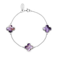 Bloom Four Leaf Clover Chain Bracelet