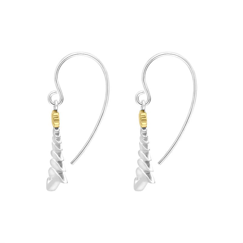 
                  
                    Sterling Silver Zig Zag Christmas Tree Hook Earrings
                  
                